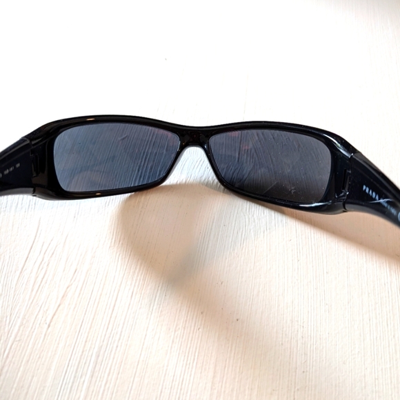 Prada Authentic Sunglasses SPS01G Black Red 90s Style Vintage - Picture 4 of 9